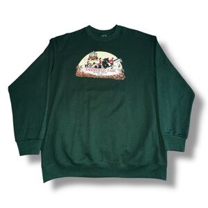 Men’s Fruit Of The Loom 2008 Deerfield Fair Horse Show Crewneck Sweatshirt